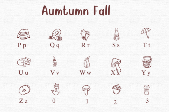 Autumn Fall Font - Preview 2
