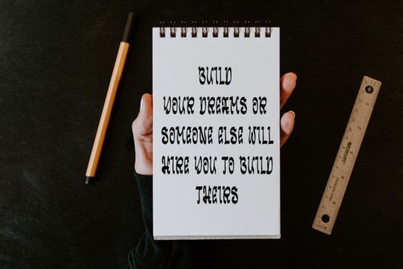 Backmark Font PNG with transparent background - Preview 1