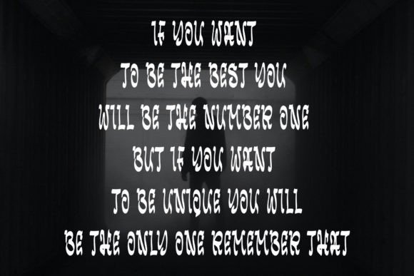 Backmark Font PNG with transparent background - Preview 2