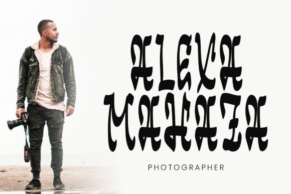 Backmark Font PNG with transparent background - Preview 4