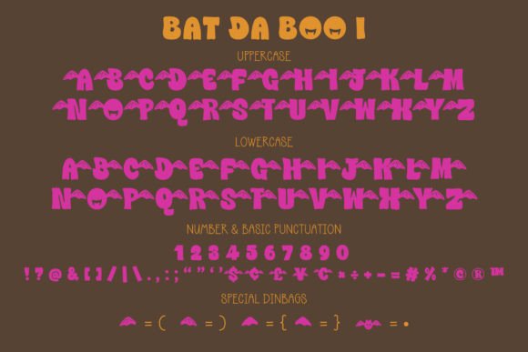 Bat Dah Boo Font - Preview 6