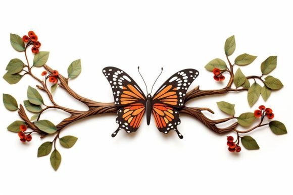 Butterfly Clipart Graphic Illustration Grafica Creazioni Di Ranya Art Studio