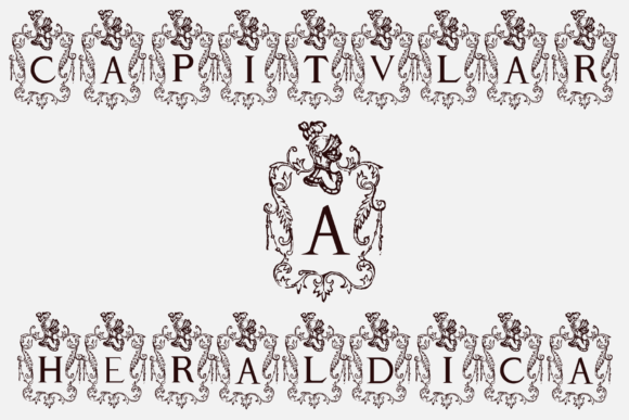 Capitular Heraldica Font - Preview 4