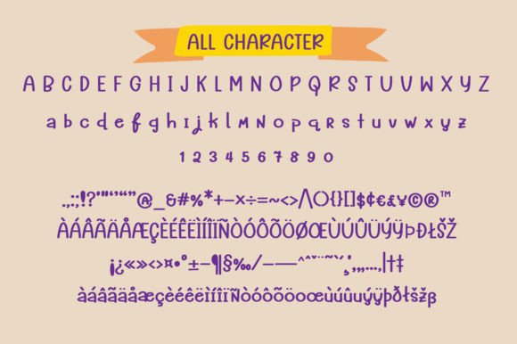 Citrus Crisp Font Font PNG with transparent background - Preview 1