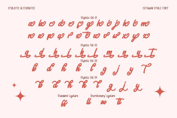 Cutaway Style Font - Preview 2