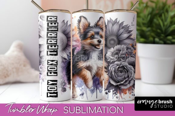 Pink garden peony floral dog mom watercolor canvas pet wall art design
