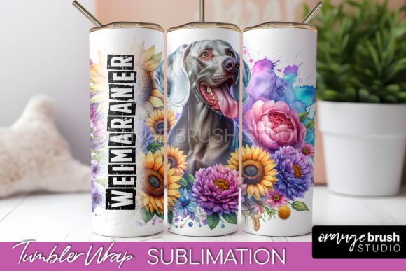 Boho sage and blue floral dog mom watercolor design for canvas pet wall art