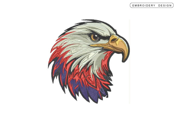 Eagle Embroidery Design