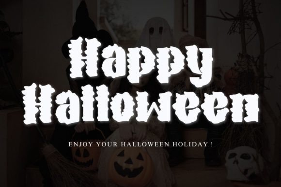 Ghost Smoke Font PNG with transparent background - Preview 1