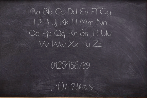 Handwriting Font - Preview 1