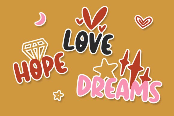 Hoselia Quotes Font PNG with transparent background - Preview 1