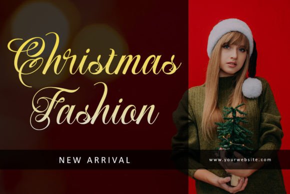 Mistletoe Magic Font PNG with transparent background - Preview 4