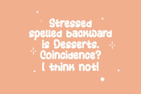 Moist Cakes Font PNG with transparent background - Preview 4