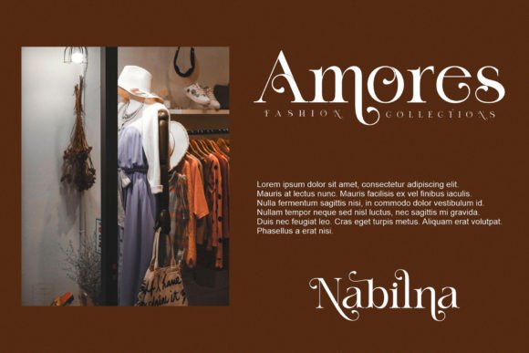 Nabilna Font PNG with transparent background - Preview 1
