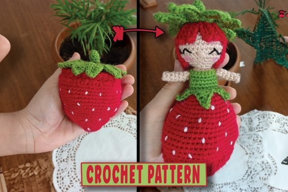 Strawberry Doll Crochet Pattern