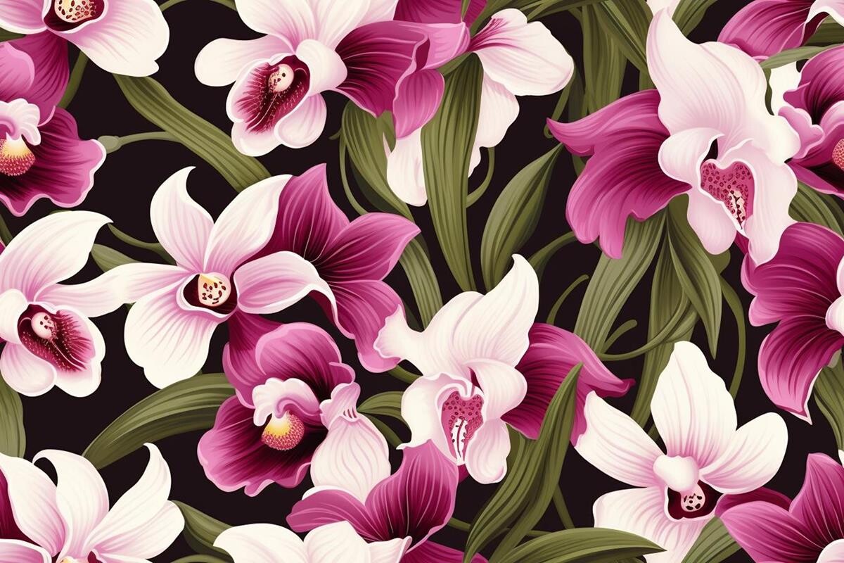 Tile Floral Design Elements Graphic by Ranya Art Studio · Creative Fabrica