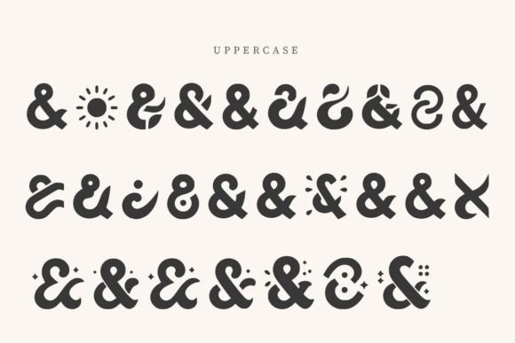 Ampersand Font - Preview 1
