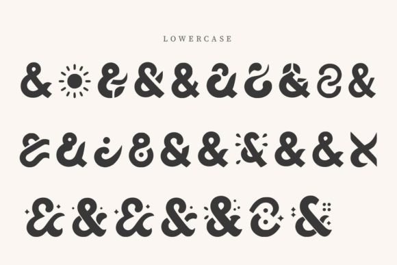 Ampersand Font - Preview 2