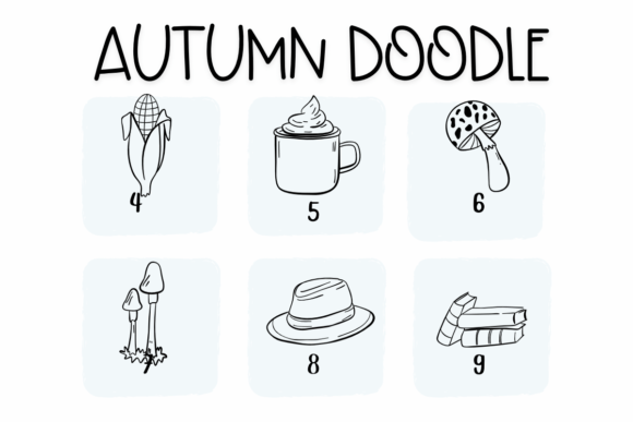 Autumn Doodle Font - Preview 3