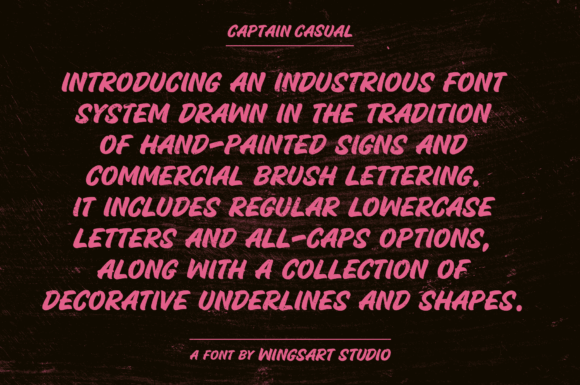 Captain Casual Font - Preview 6
