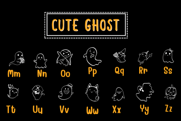 Cute Ghost Font - Preview 2
