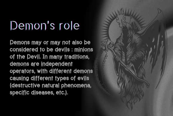 Demon Said Font - Preview 1