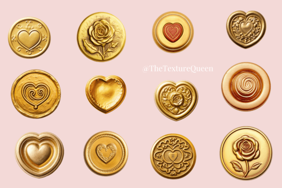 Gold Wax Seal Clipart Png Letter Wax