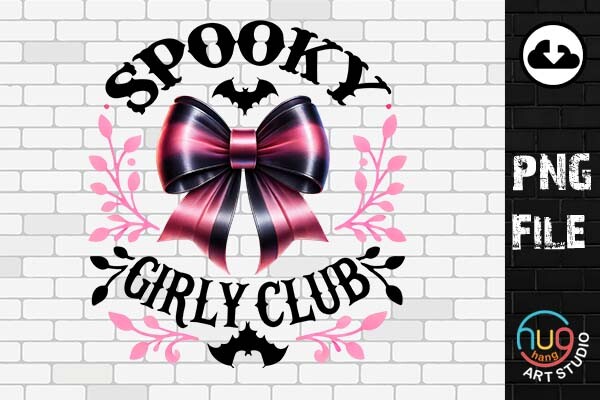 Halloween Spooky Season Coquette Bow PNG Graphic by HugHang Art Studio ...
