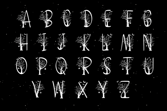 Halloween Tree Font font preview - 1