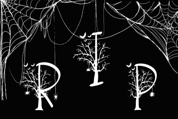 Halloween Tree Font font preview - 4