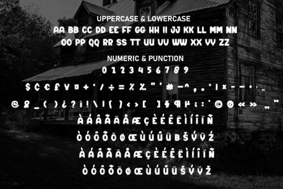 Haunted House Font - Preview 6