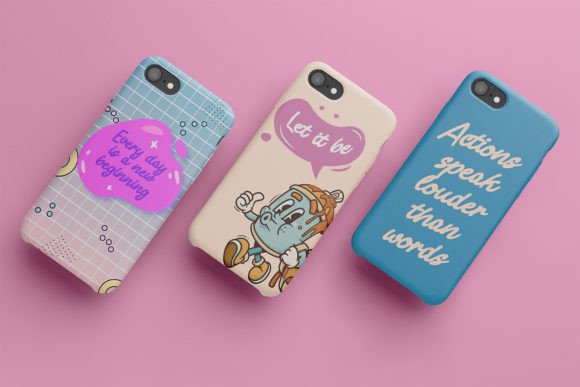 Juicy Peach Font PNG with transparent background - Preview 3