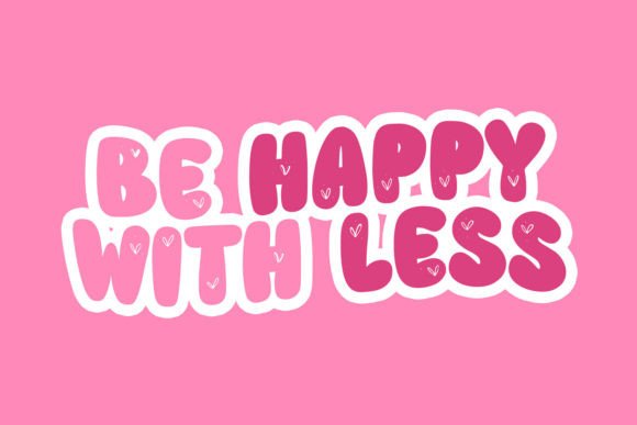 Lovny Powder Font PNG with transparent background - Preview 2