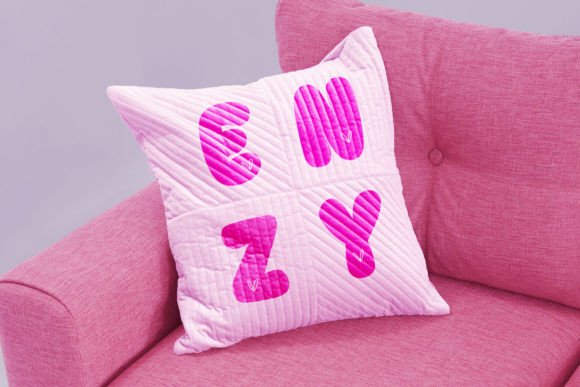 Lovny Powder Font PNG with transparent background - Preview 3