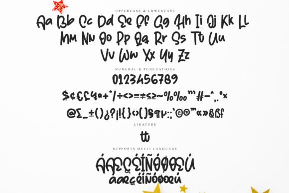 Mandala Signature Font PNG with transparent background - Preview 5