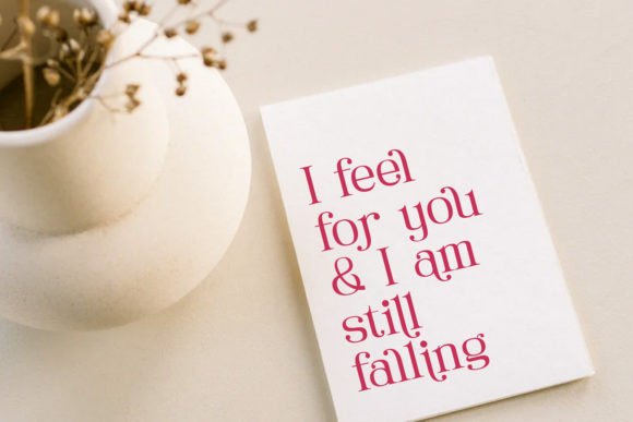 Melody Petals Font PNG with transparent background - Preview 2
