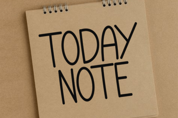 Morning School Font PNG with transparent background - Preview 1