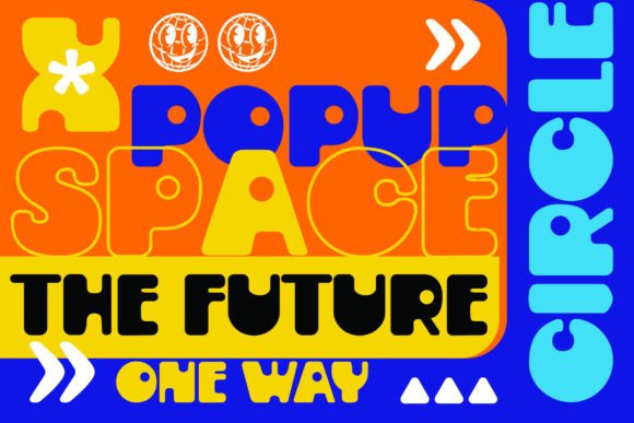 Movin Space Font PNG with transparent background - Preview 2
