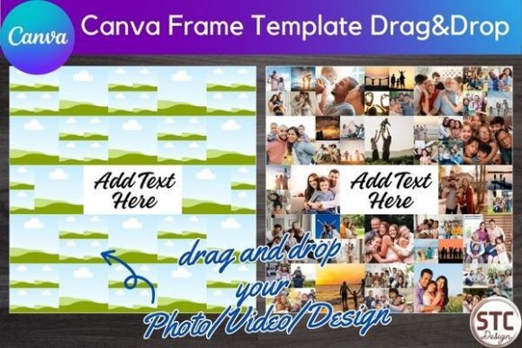 Clack Fan Photo Collage Canva Template Graphic by num-STC · Creative ...
