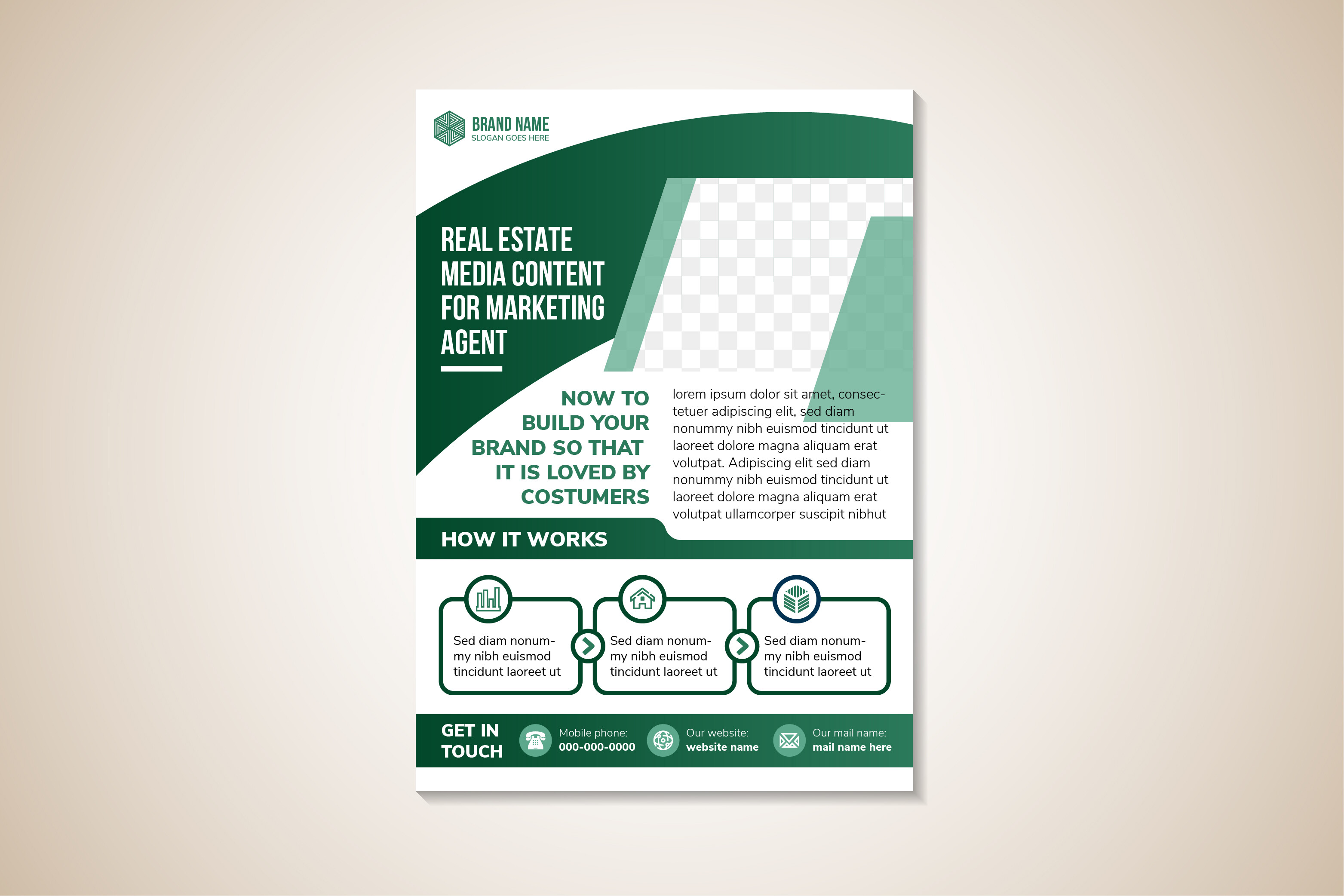 Real Estate Vertical Flyer Graphic by noory.shopper · Creative Fabrica