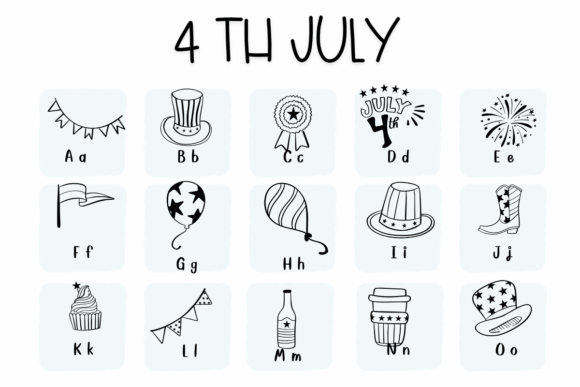 4th July Font Font - Preview 1