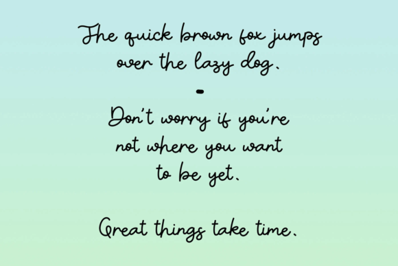 Allegro Font - Preview 2