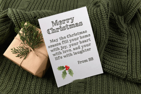 Christmas Font - Preview 1