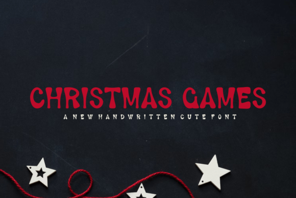 Christmas Games Font PNG with transparent background - Preview 2