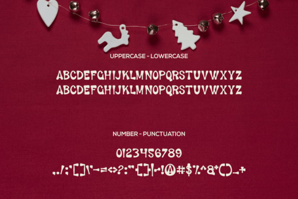 Christmas Games Font PNG with transparent background - Preview 3