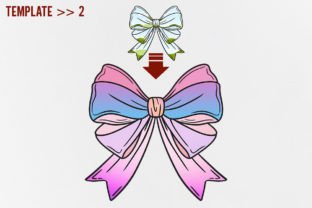 Coquette Bow Canva Frame Template Ribbon Graphic by 2B Designs ...