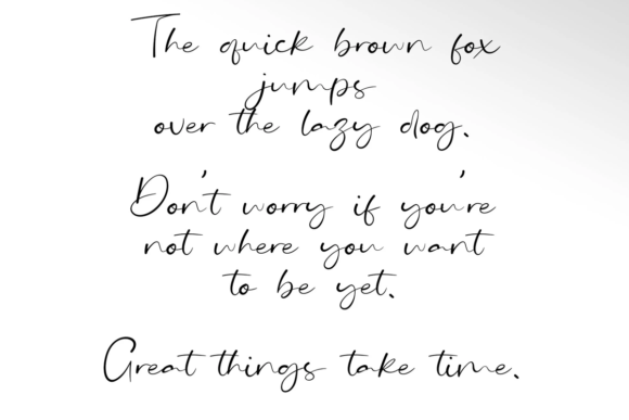 Dandelion Font - Preview 1
