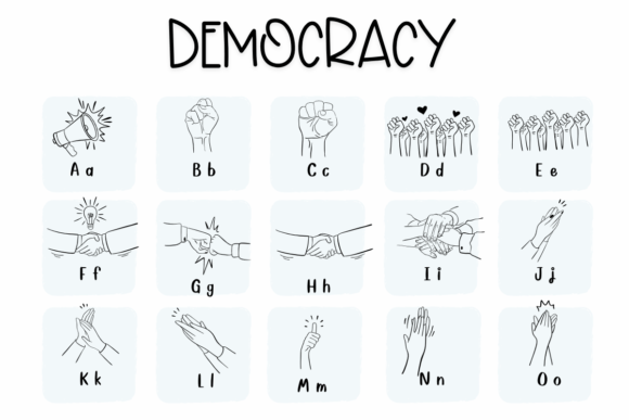Democracy Font - Preview 1