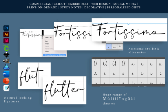 Fortissimo Font - Preview 1