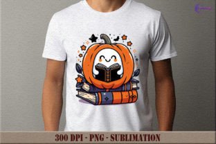 Ghost Reading Book PNG Halloween Clipart Graphic by CraftDesign ...